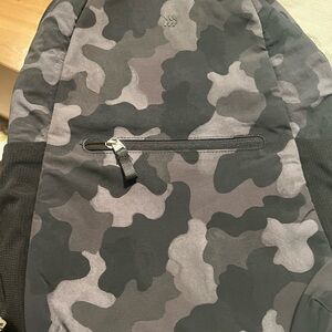 Camouflage Backpack with Front Zipper